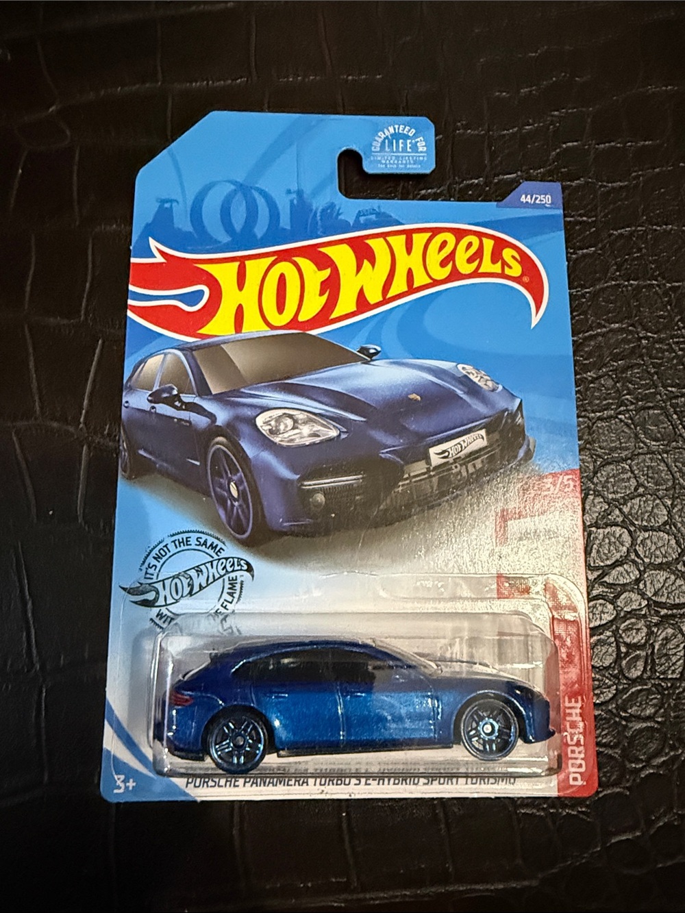 Mattel Hot Wheels Metallic Blue Porsche Panamera Toy Car